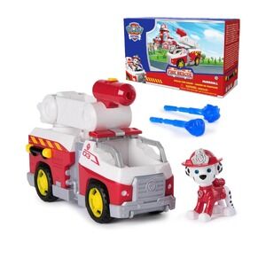 Paw Patrol Marshall Fire Rescue Engine Vehicle with Collectible Figure